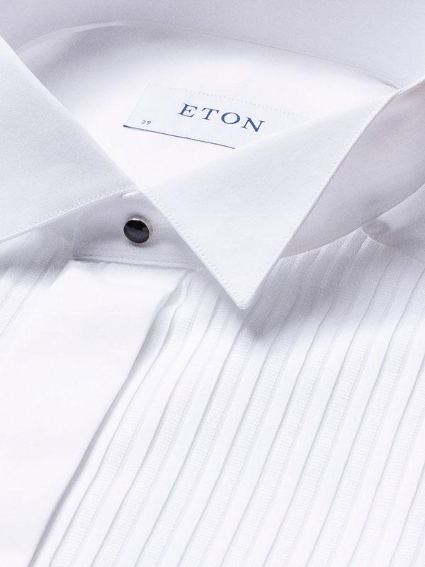 Eton Smokingshirt Slimfit Opstaande Boord - Afbeelding 5