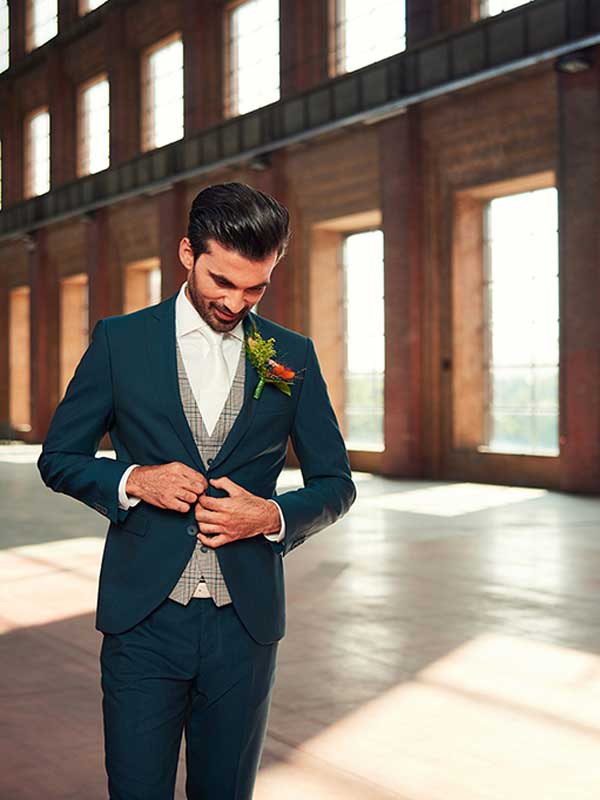 Trouwkostuum Immediate, Bottle Green - Afbeelding 2