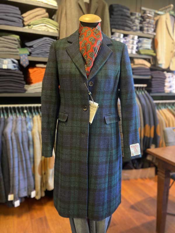 Harris Tweed Damesjas In Blackwatch
