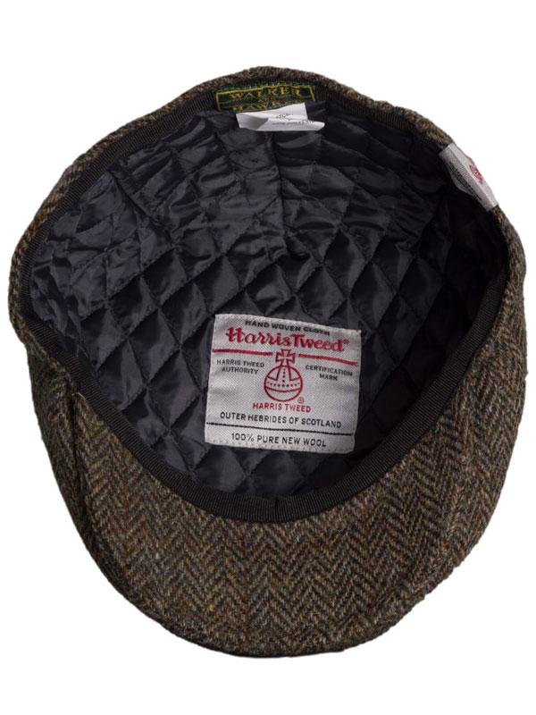 Flat Cap Harris Tweed Charcoal - Afbeelding 2