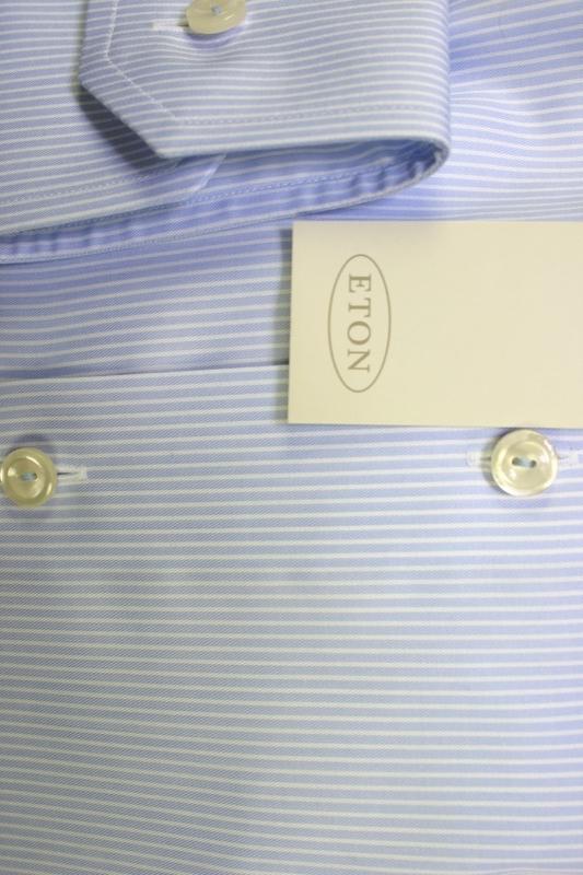 Shirt Blauw streepje - Afbeelding 4