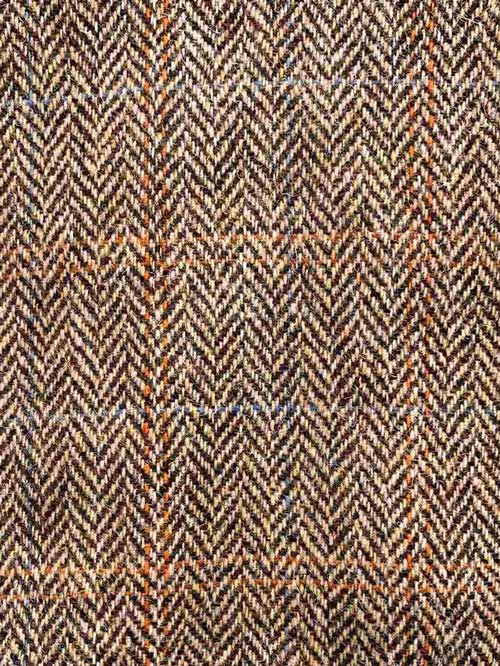 Harris Tweed Dames Vestje Lea In Sand Herringbone - Afbeelding 3