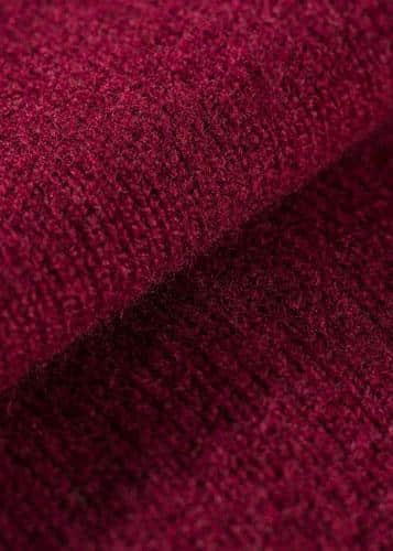 Alan Paine Lamswol Pullover Ronde-hals, Updated Fit - Bordeaux - Afbeelding 2