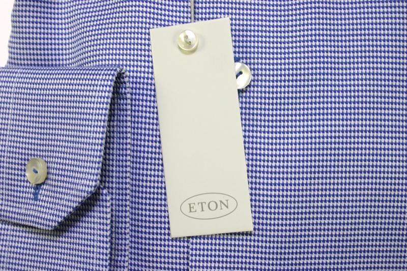 Shirt Blauw pepita ruitje - Afbeelding 4