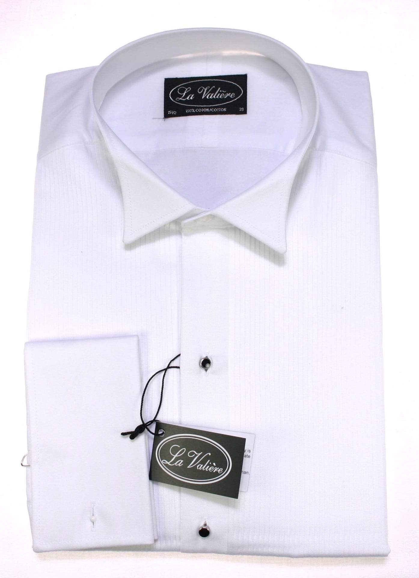 Smokingshirt met frontknoopjes