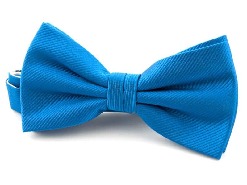 Strik, 100% zijde Fel Blauw