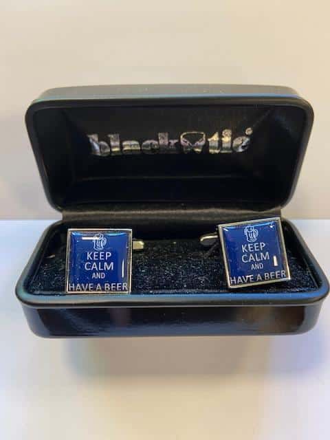 Manchetknopen Keep Calm