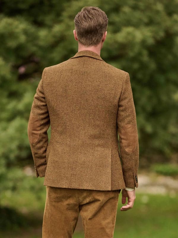Harris Tweed Jacket London In Multicolor Rust - Afbeelding 2