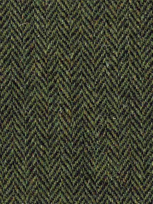 Harris Tweed Jacket London In Green Island Herringbone - Afbeelding 3