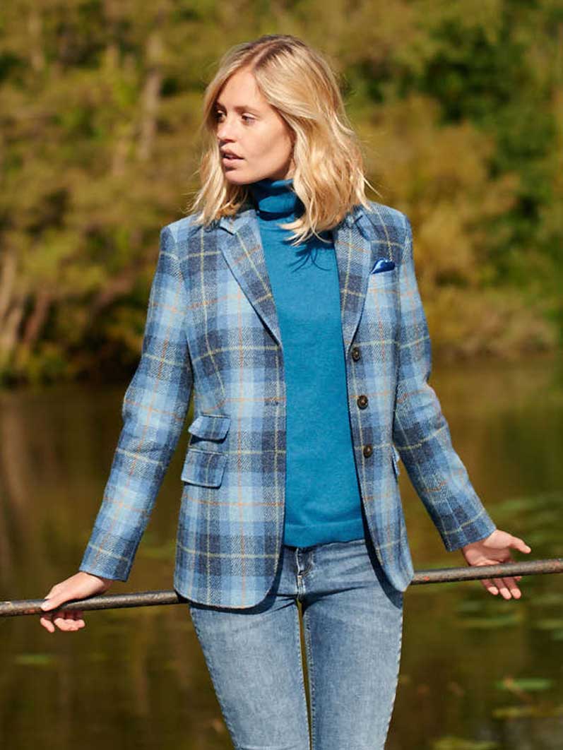 Harris Tweed Dames Jasje Jeans 612