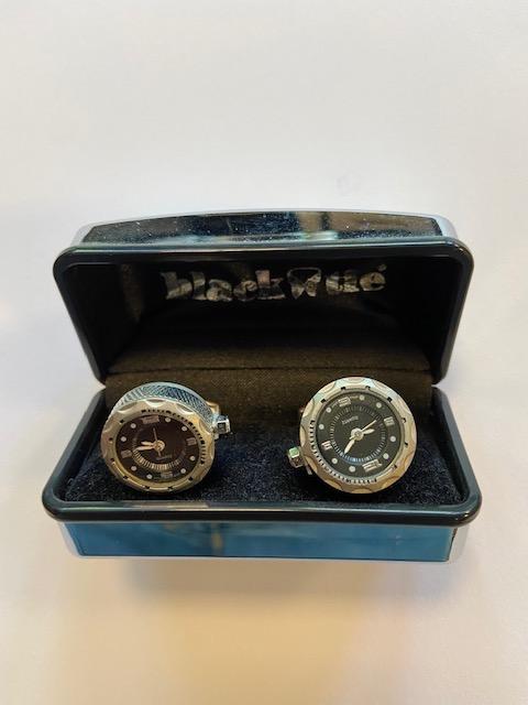 Manchetknopen Klokje Werkend