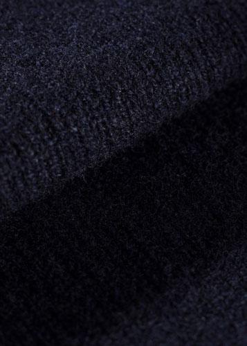 Alan Paine Lamswol Pullover Ronde-hals, Updated Fit - Navy - Afbeelding 2