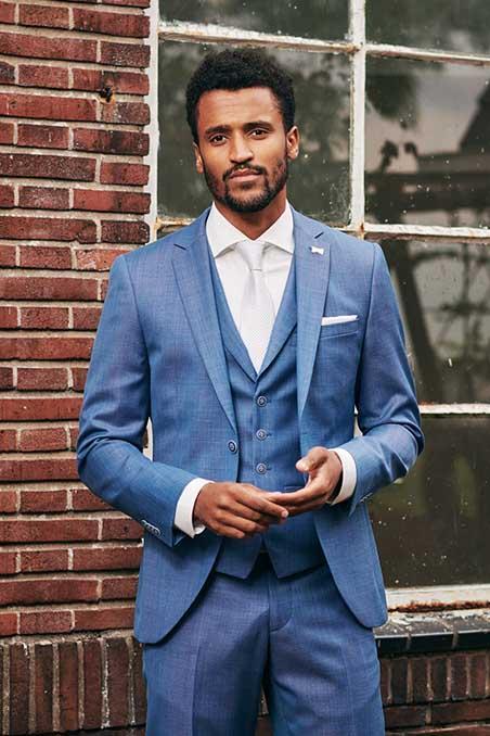 Trouwpak Immediate, blauw