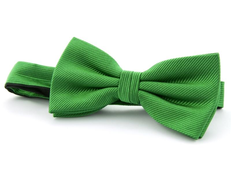 Strik, 100% zijde Groen