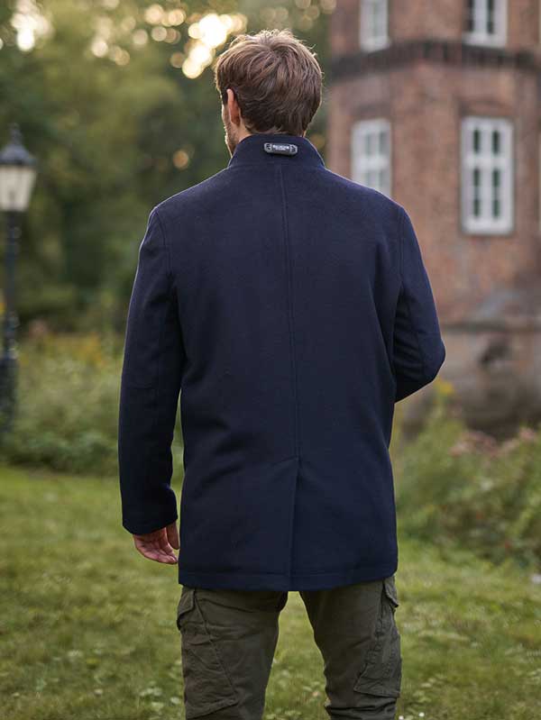 Wellington Jack Wol Cashmere Brooklyn Marine Blauw - Afbeelding 3