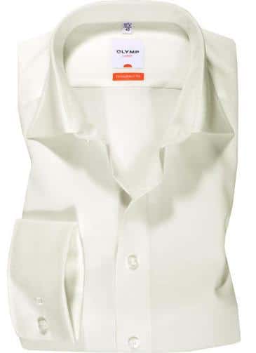 Trouwhemd ivoor Dubb. manchet