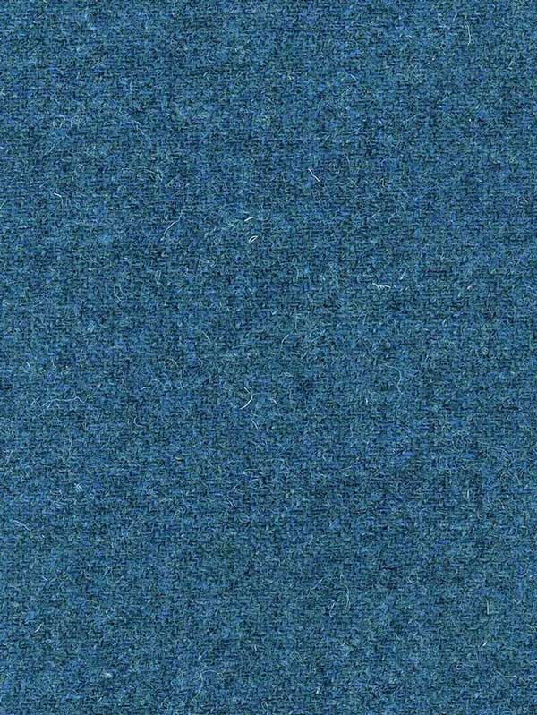 Harris Tweed Vestje Wales Met Revers In Blue Shadow - Afbeelding 2