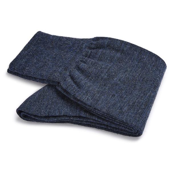 Heren Sokken Merinowol Azzurro Blue