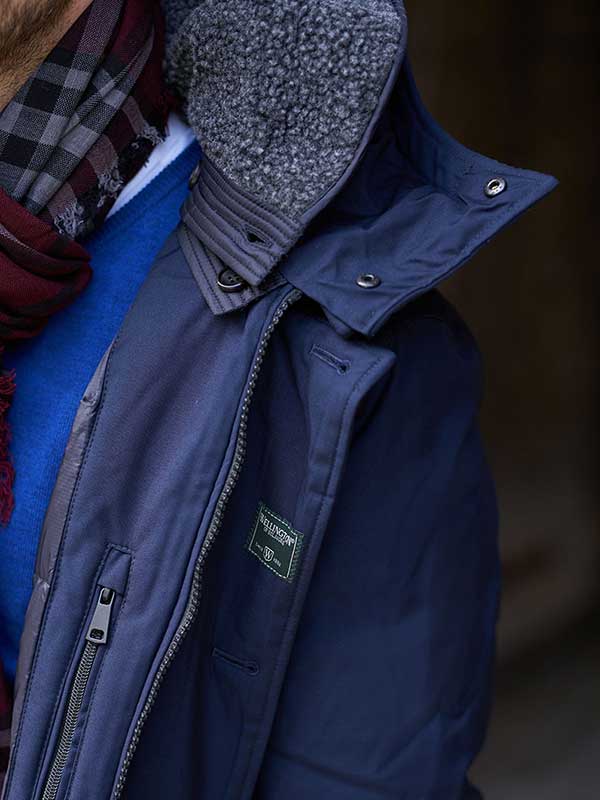 Wellington Wind- en Waterbestendige Parka Marine - Afbeelding 2