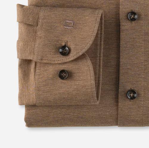 OLYMP Level Five 24/Seven Body Fit, Zakelijke Overhemd, New York Kent, Bruin - Afbeelding 4