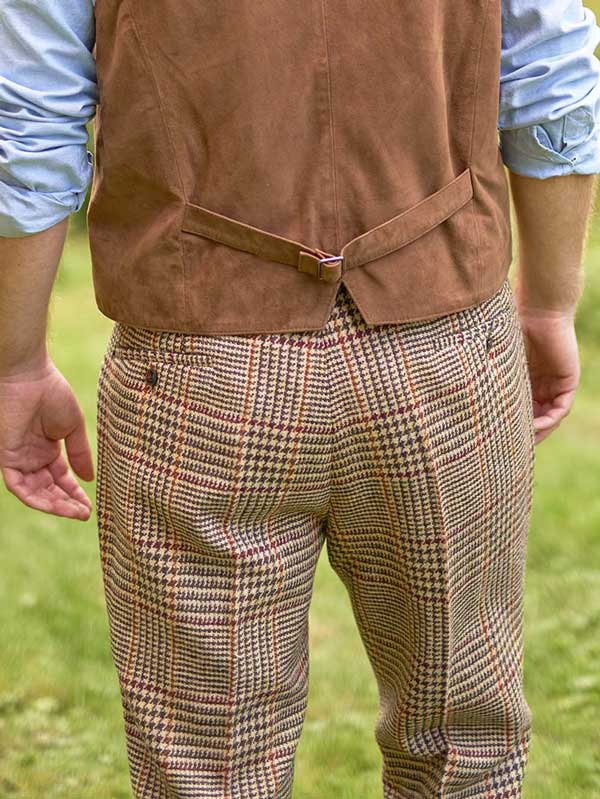 Harris Tweed Pantalon Mr Miller In Scottish Check - Afbeelding 2
