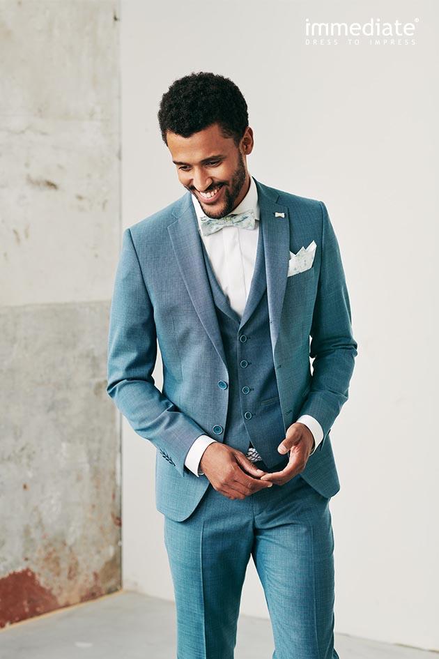 Trouwpak Immediate, blauwgroen