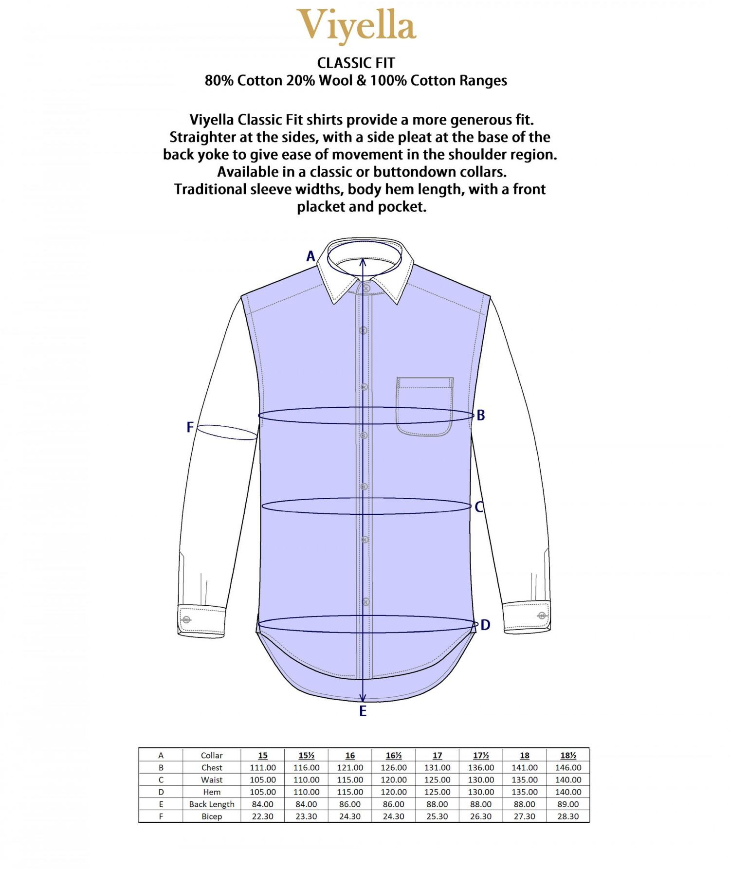 Viyella wol/katoen shirt - Afbeelding 2