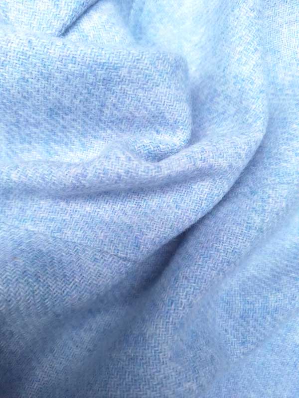 Harris Tweed Dames Jasje "Carola" In Light Blue Twill - Afbeelding 2
