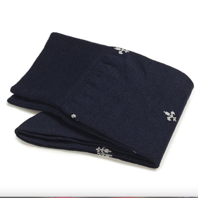 Heren Sokken Katoen Navy Fleur de Lis - Afbeelding 2