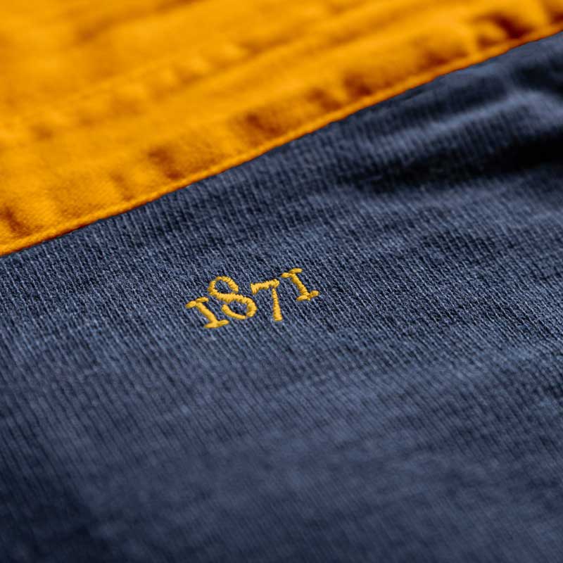 Sweden 1932 Rugby Shirt – Navy/Yellow - Afbeelding 3