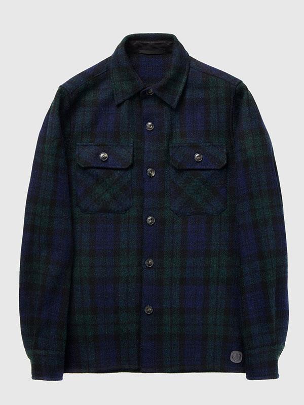 Harris Tweed Jack Overshirt - Blackwatch