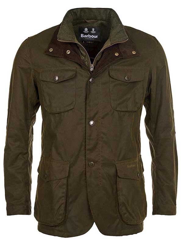Barbour Ogston Wax Jacket Olive - Afbeelding 2