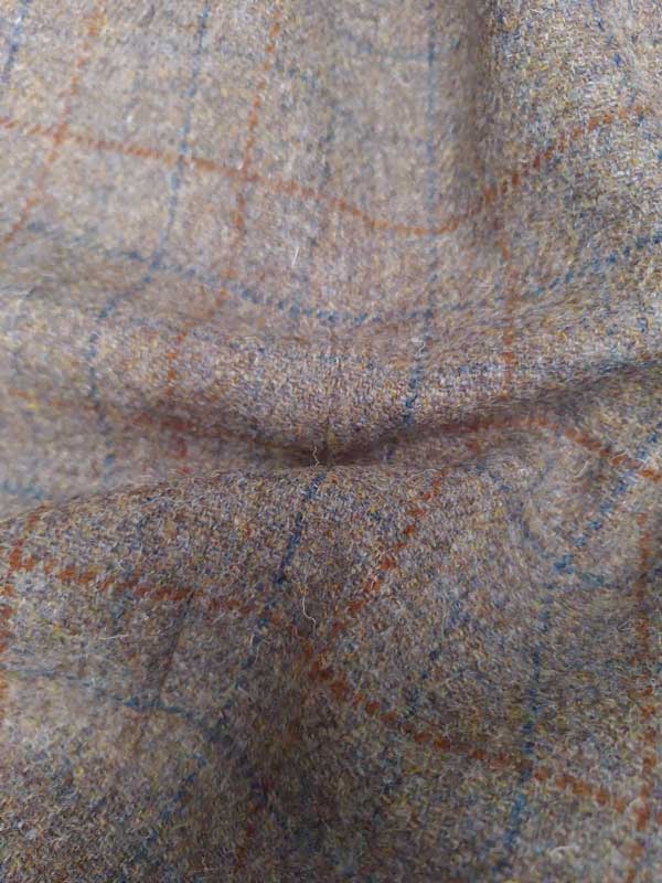 Harris Tweed Jacket "London" In Walnut Check - Afbeelding 3