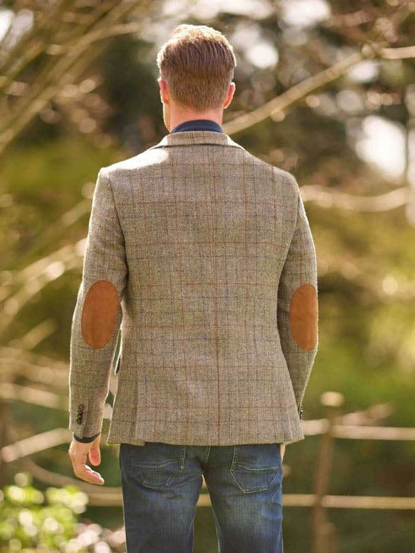 Harris Tweed Jacket London In Walnut Check - Afbeelding 2