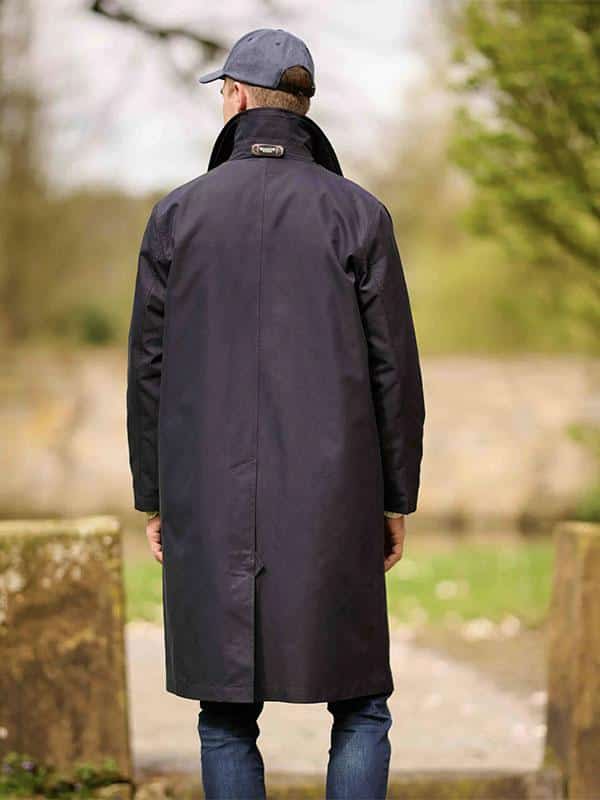 Blauwe Herenmantel "Finchester All Season" Marine - Afbeelding 2