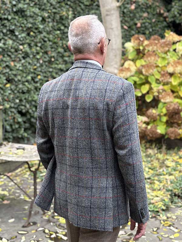 Harris Tweed Jacket London In Anthra Check - Afbeelding 6