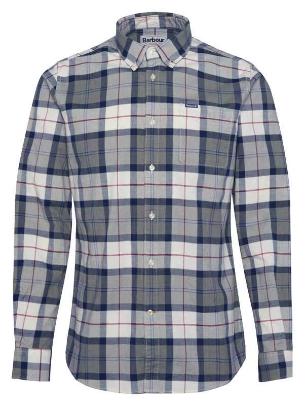 Barbour Lewis Tailored Shirt Bleached Pine Tartan