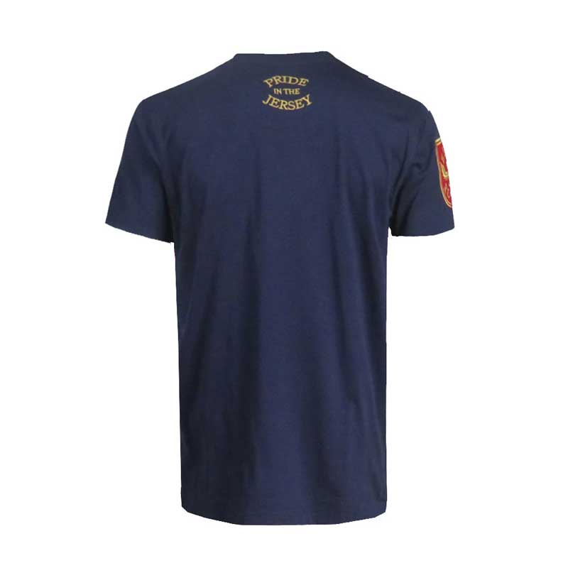England Rugby 1871 T-shirt Navy Vintage Style - Afbeelding 2