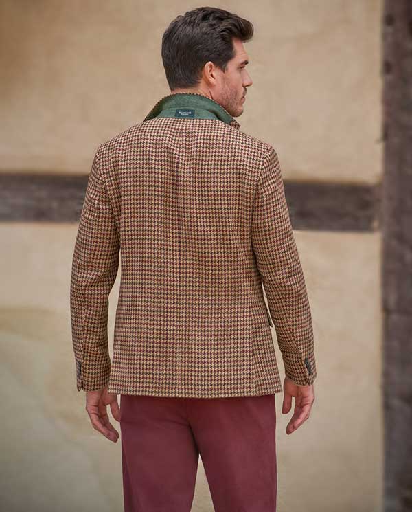 Harris Tweed Jacket London In Country Houndstooth - Afbeelding 2