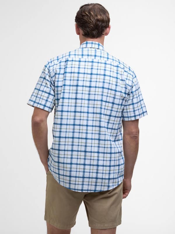 Barbour Glover Regular Short-Sleeved Shirt Linnen Blend - Afbeelding 3