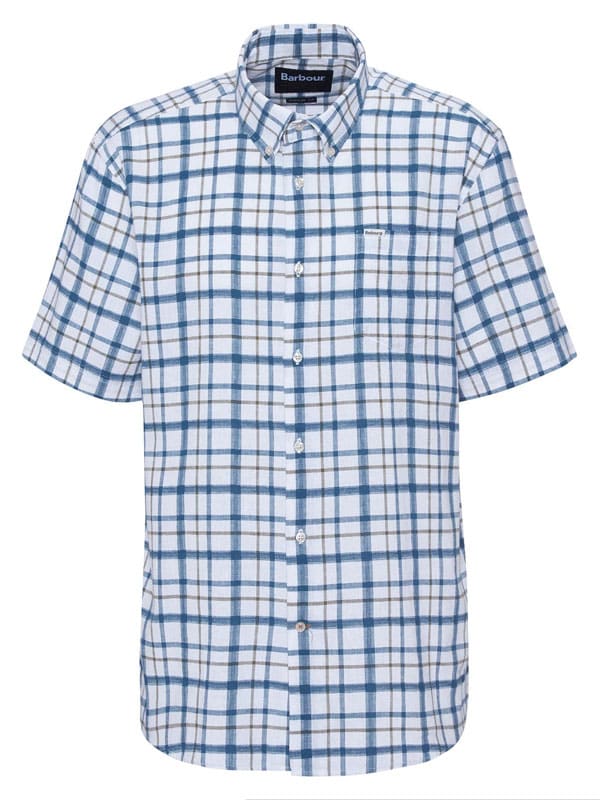 Barbour Glover Regular Short-Sleeved Shirt Linnen Blend - Afbeelding 6