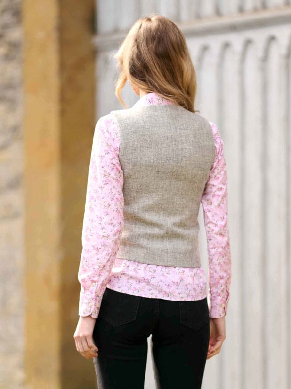 Wellington Harris Tweed Dames Vestje 602 - Afbeelding 2