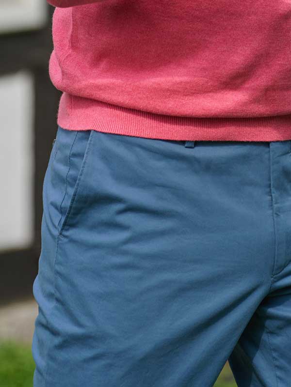 Wellington, katoenen broek Blue - Afbeelding 2