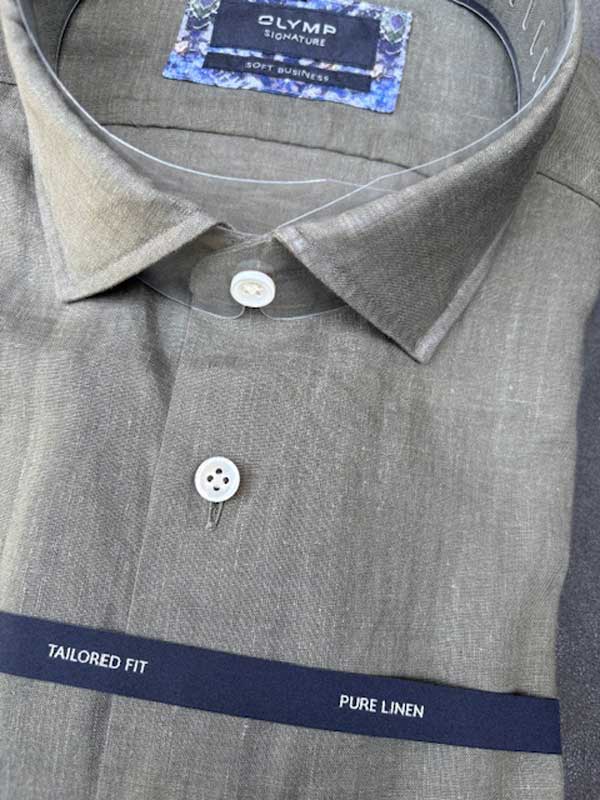 OLYMP Linnen Overhemd Signature - Afbeelding 2