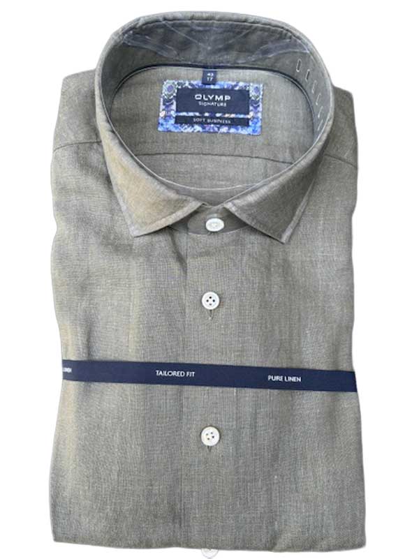 OLYMP Linnen Overhemd Signature