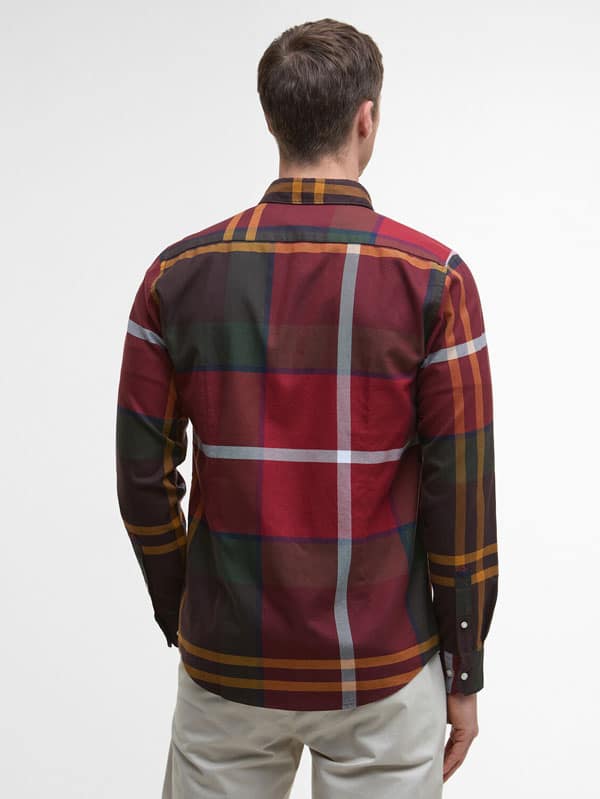 Barbour Dunoon Tailored Tartan Shirt Winterberry Tartan - Afbeelding 4