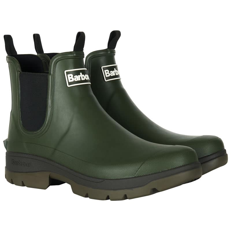 Barbour Nimbus Chelsea Welly Rubber Footwear Olive - Afbeelding 2
