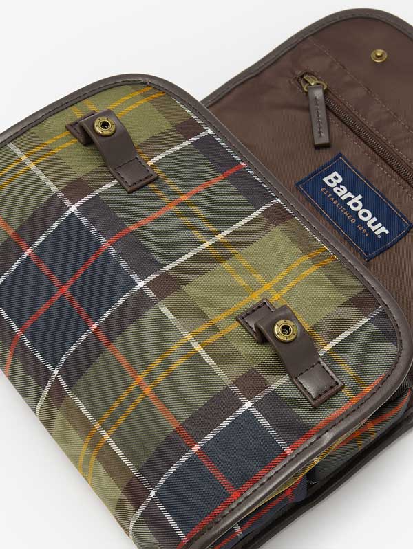 Barbour Tartan Hanging Washbag Classic - Afbeelding 4