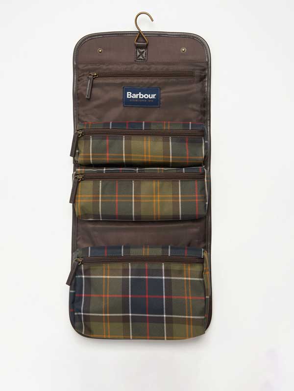 Barbour Tartan Hanging Washbag Classic - Afbeelding 3