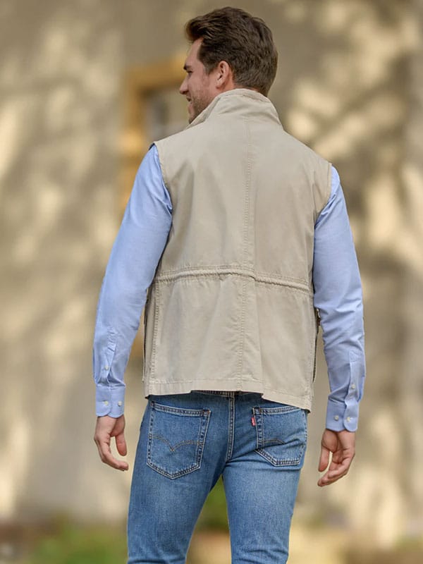 Bodywarmer / vestje Austin Beige - Afbeelding 2